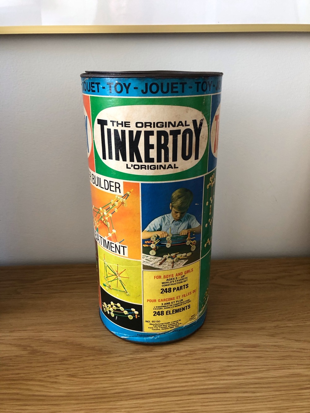 Huge lot of Vintage TINKERTOY Construction Toys - Played with Condition